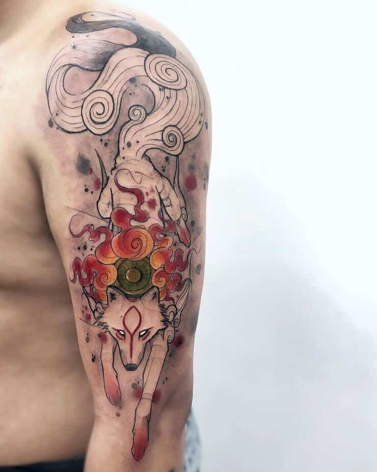 Okami half sleeve