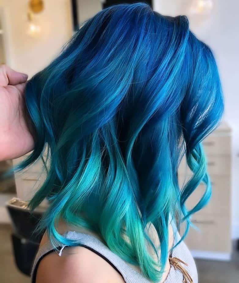 Ombre blue