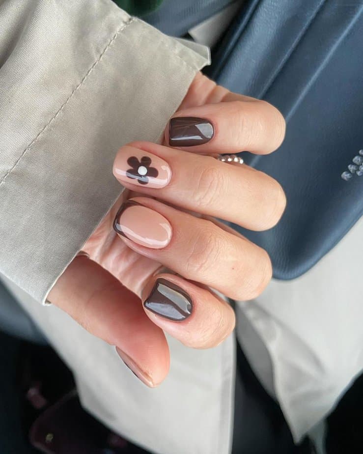 30 Trendy Short Fall Nails For Chic And Cozy Vibes