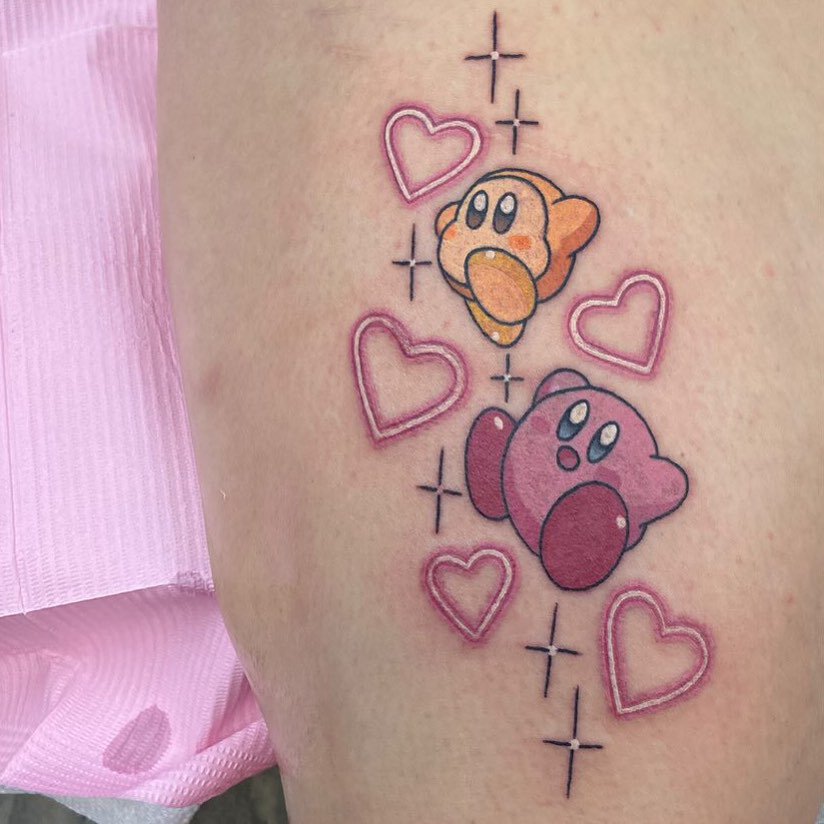 19 Adorable Kirby Tattoo Ideas To Brighten Your Day