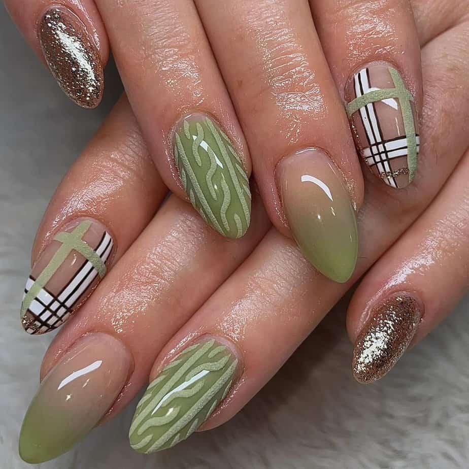 32 Cute Sweater Nails To Warm Up Your Tips