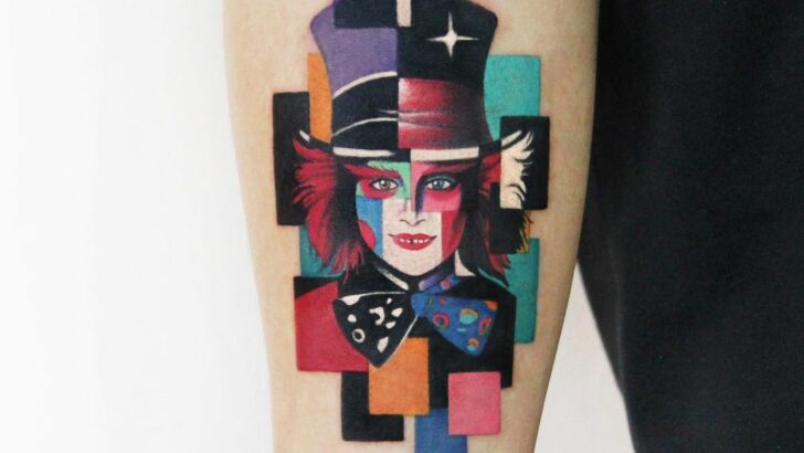 18 Enchanting Mad Hatter Tattoos That Will Drive You Bonkers