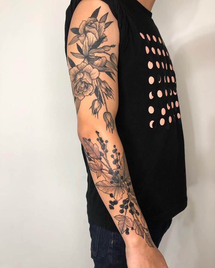 Poison ivy sleeve