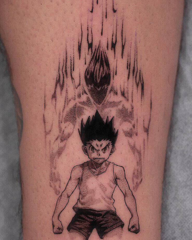 Powerful Hunter x Hunter tattoo