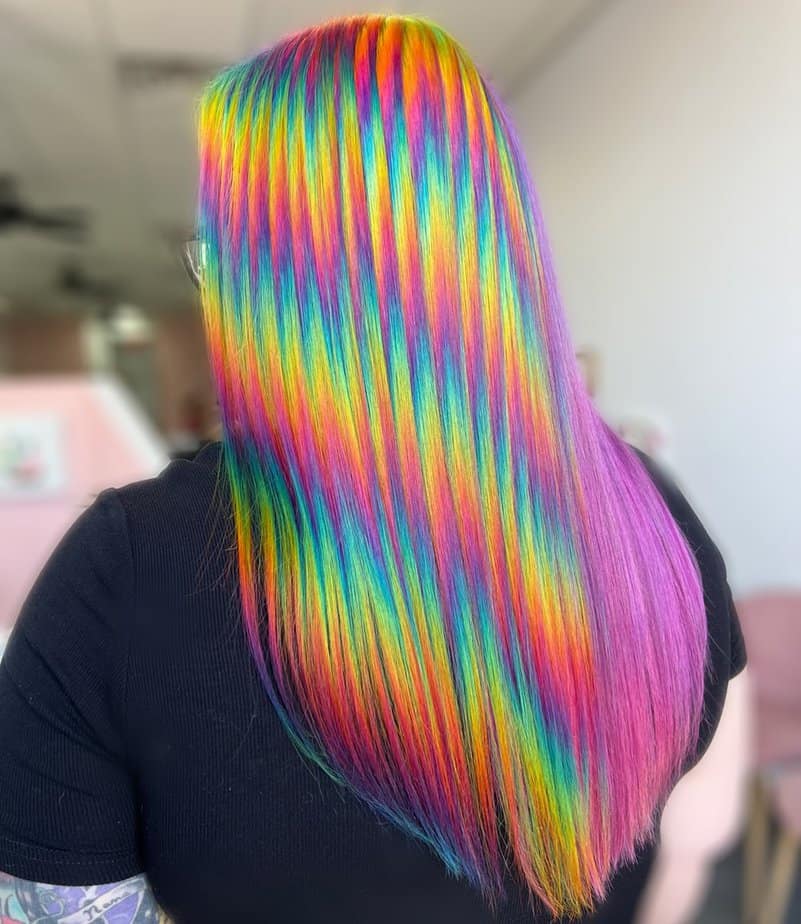 Psychedelic hair