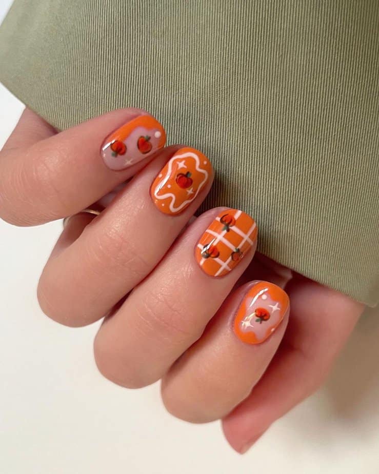 30 Trendy Short Fall Nails For Chic And Cozy Vibes