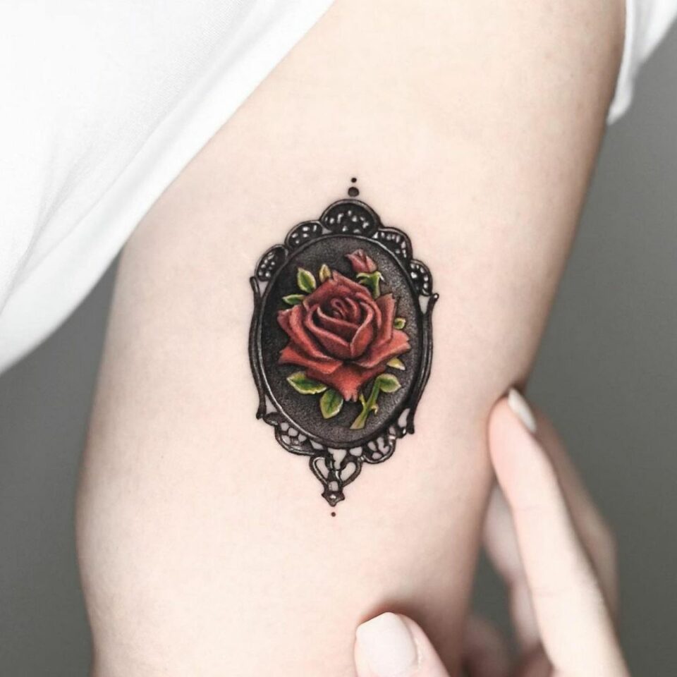 19 Captivating Framed Tattoo Designs for Creative Souls