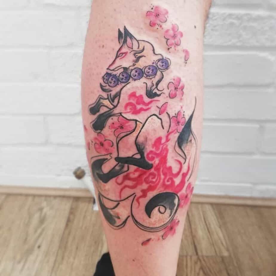 20 Inspiring Okami Tattoos To Light Up Both Your Look And Spirit