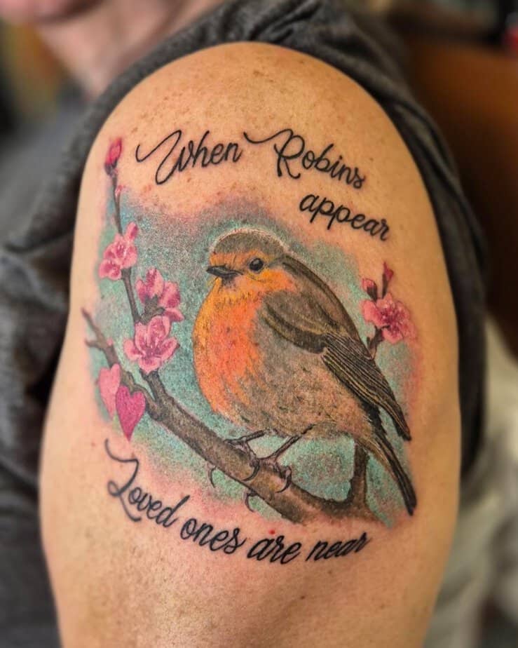 20 Creative And Sweet Robin Tattoo Ideas To Wing-Press Anyone