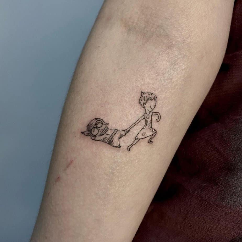 18 Fun Inside Out Tattoos To Show Off Your Feelings, Literally