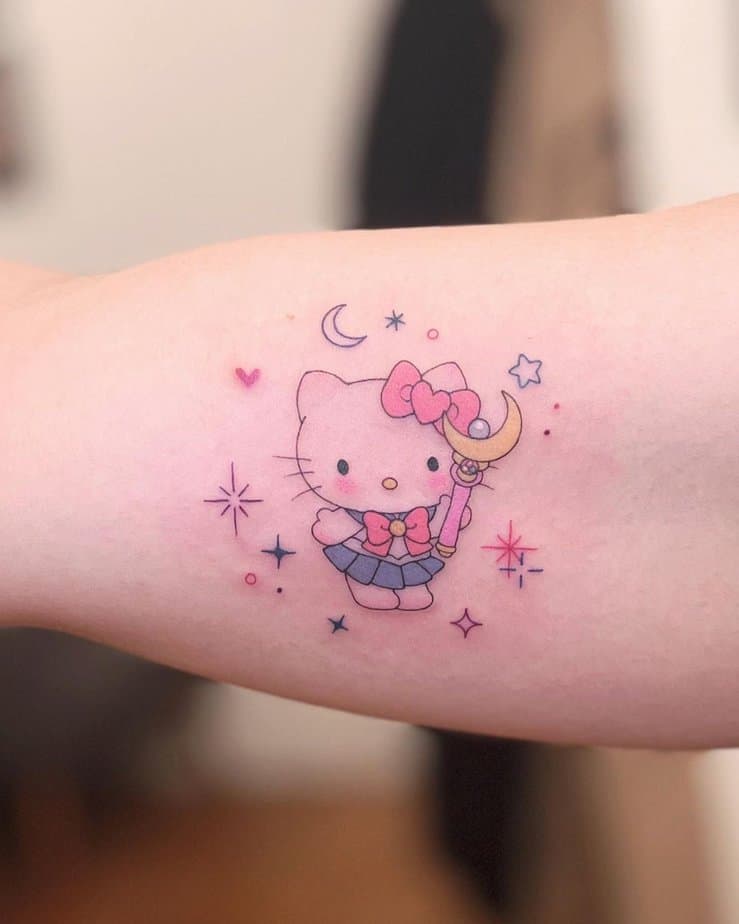 19 Hello Kitty Tattoos That Are Purr-fectly Adorable