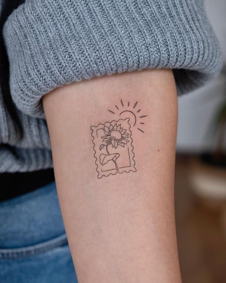 20 Lighthearted Stamp Tattoo Ideas For All The Dreamers Out There