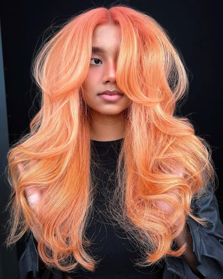 Sunset mermaid hair