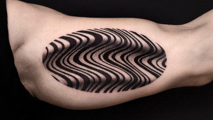 19 Innovative Op Art Tattoos To Get Your Mind Twisted