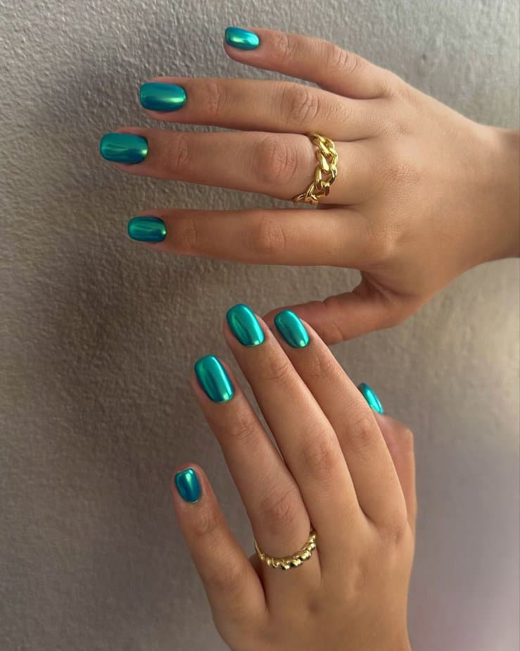 Tiffany blue sparkle