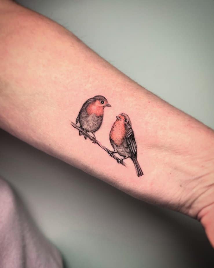 20 Creative And Sweet Robin Tattoo Ideas To Wing-Press Anyone