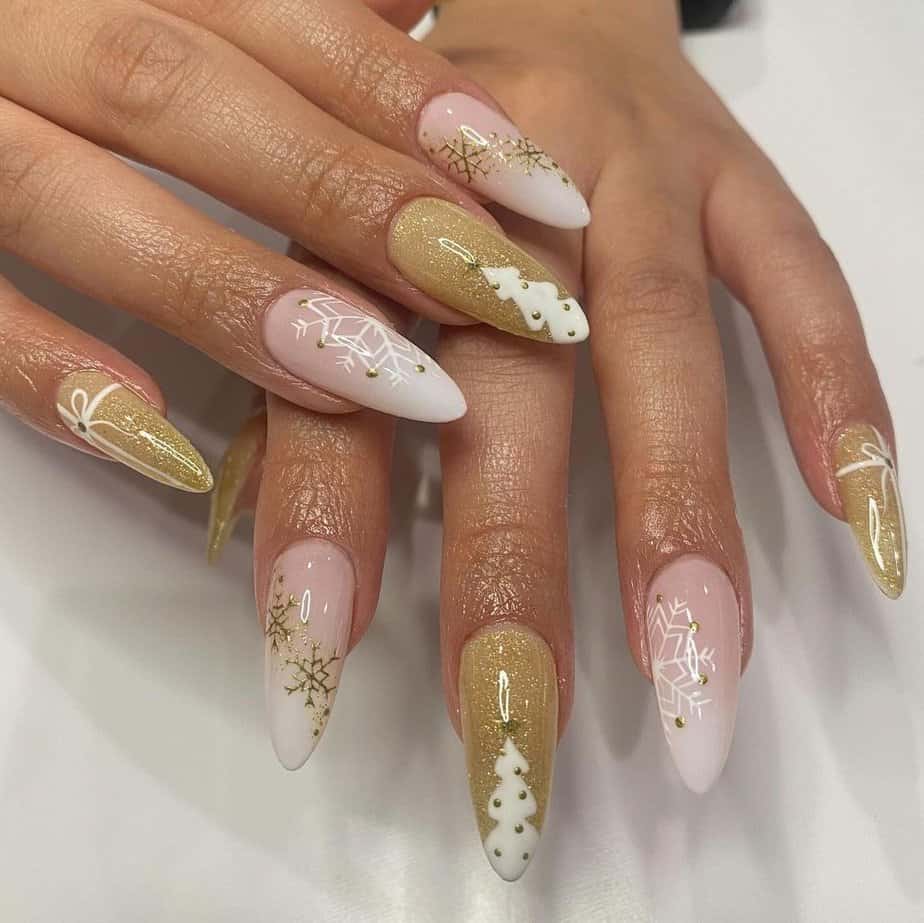 32 Chic December Nails That Will Sleigh the Holiday Look