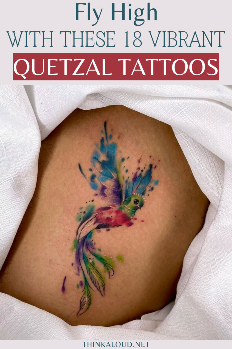 Fly High With These 18 Vibrant Quetzal Tattoos
