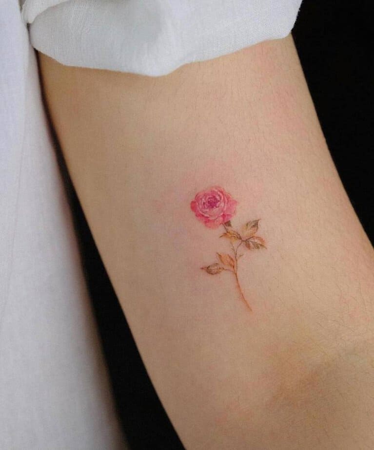 Stop And Smell These 20 Beautiful Pink Rose Tattoos