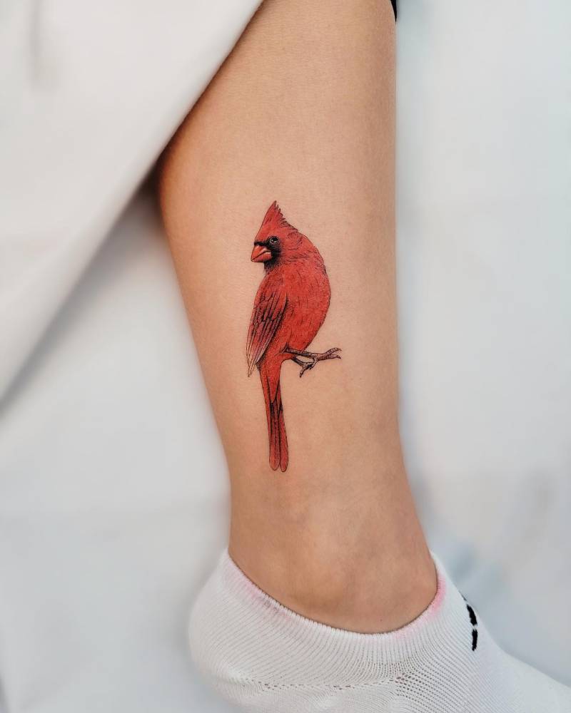 20 Unique Cardinal Tattoo Ideas To Paint The Town Red