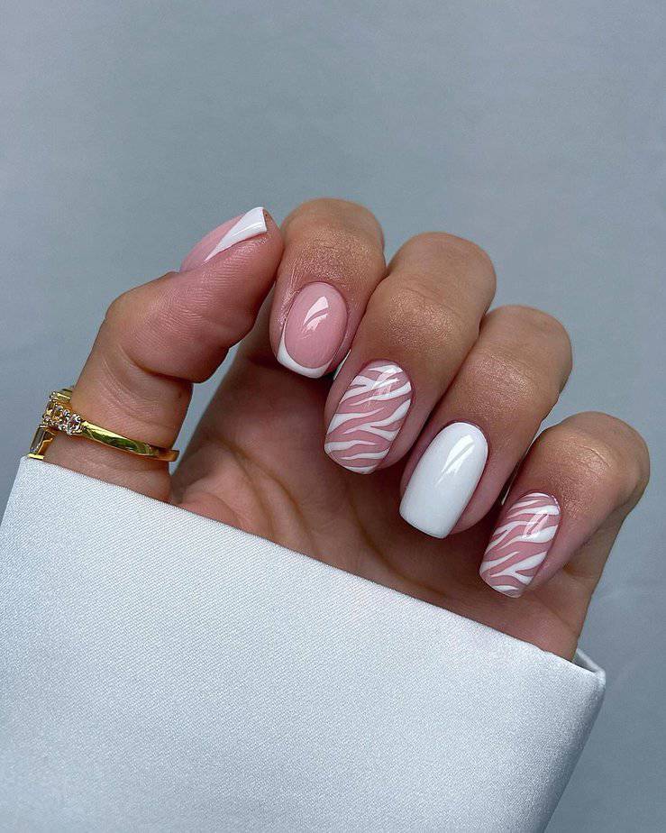 37 Beautiful Zebra Nails That Are Pure Magic