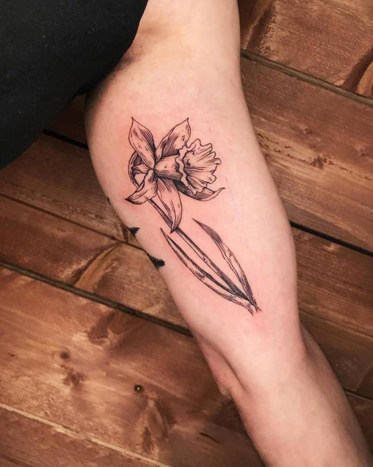 20 Gorgeous March Birth Flower Tattoo Designs