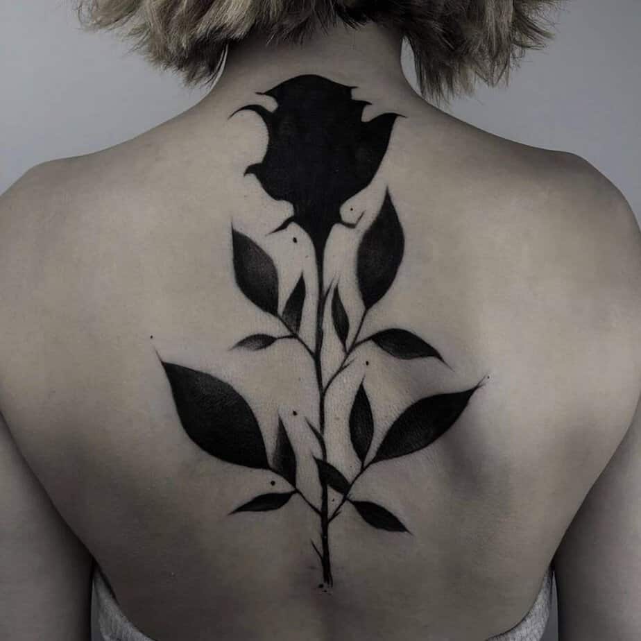 20 Unique Black Rose Tattoo Ideas