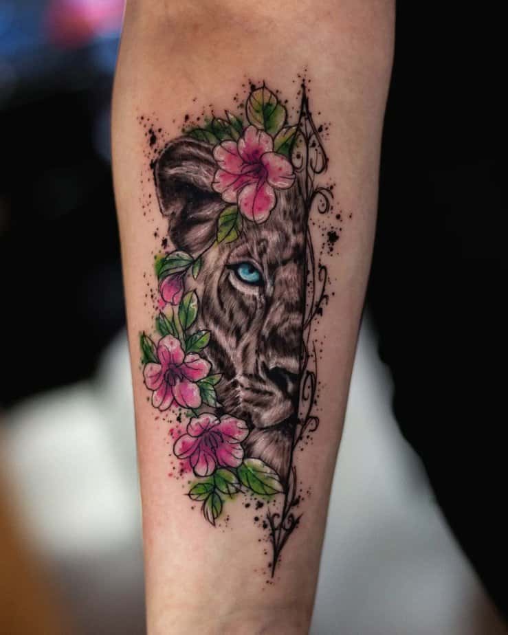 20 Mesmerizing Lioness Tattoo Ideas For The  Queen Of The Jungle