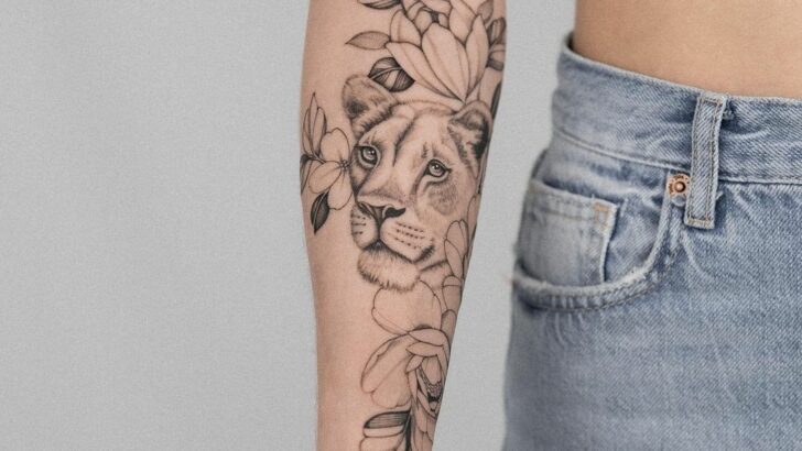 20 Mesmerizing Lioness Tattoo Ideas For The  Queen Of The Jungle