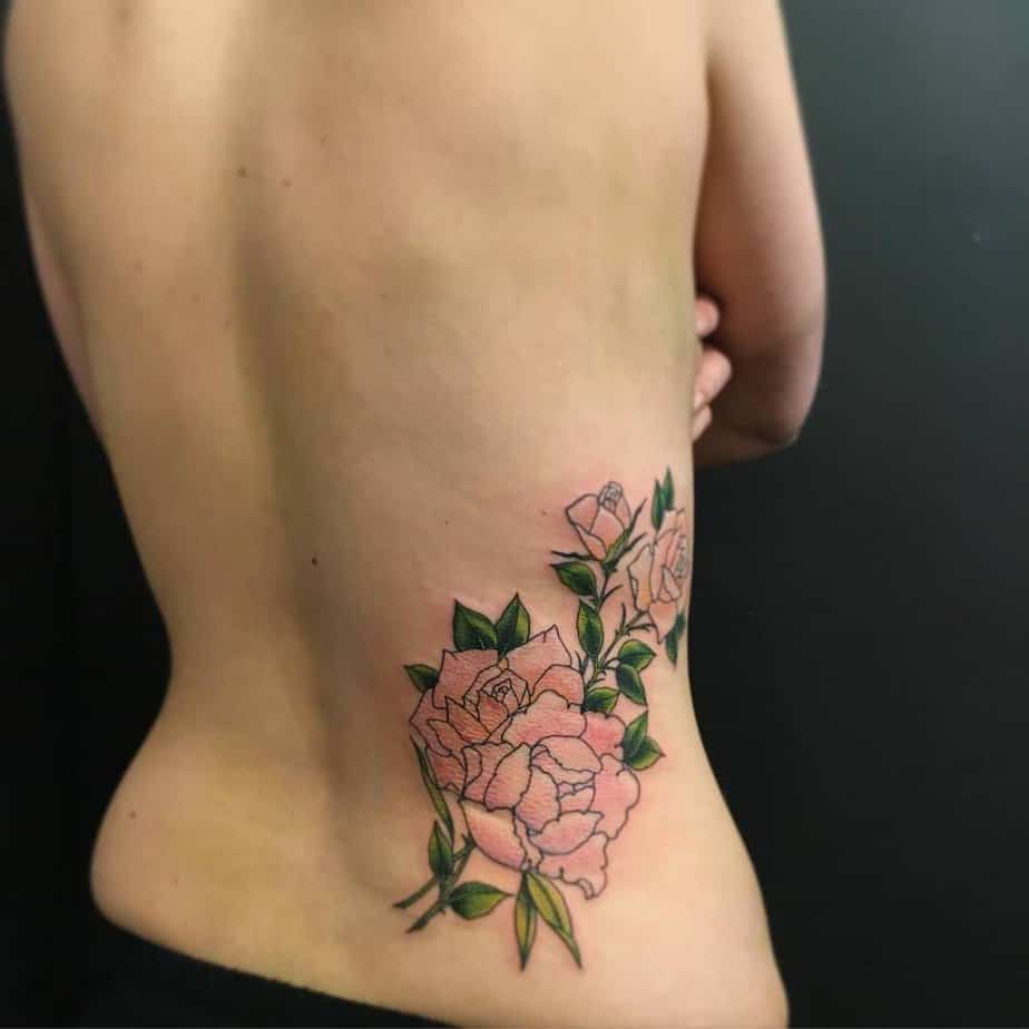 Stop And Smell These 20 Beautiful Pink Rose Tattoos