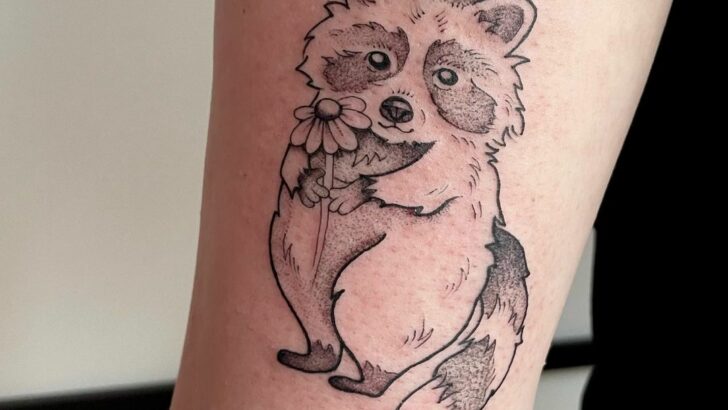 20 Adorable Raccoon Tattoo Ideas To Feel All Warm And Cozy