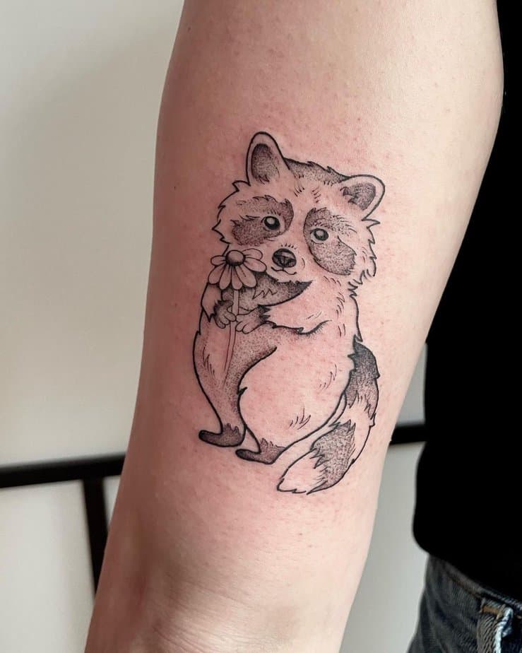 20 Adorable Raccoon Tattoo Ideas To Feel All Warm And Cozy