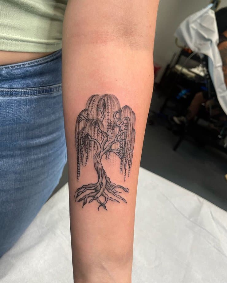 20 Weeping Willow Tattoo Ideas That Will Make You Weep Tears Of Joy