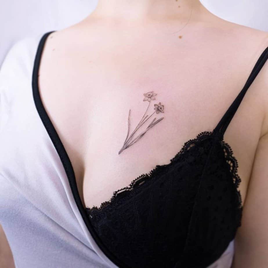 20 Gorgeous March Birth Flower Tattoo Designs