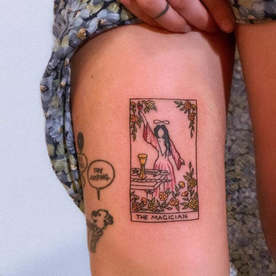 20 Tarot Card Tattoo Designs That Are Pure Magic