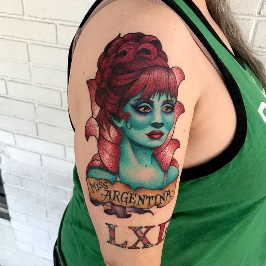 20 Beetlejuice Tattoo Designs That Are Strange And Unusual