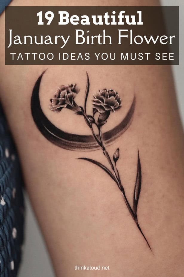 19 Beautiful January Birth Flower Tattoo Ideas You Must See