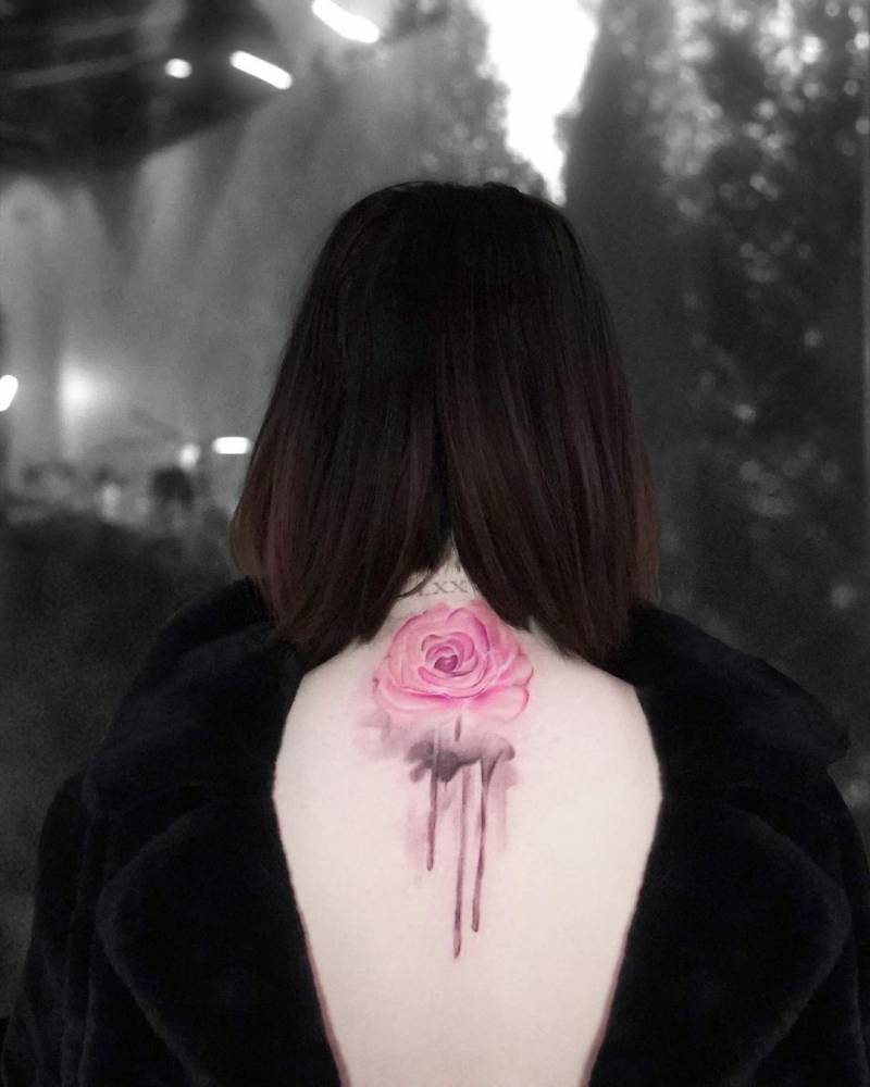 Stop And Smell These 20 Beautiful Pink Rose Tattoos