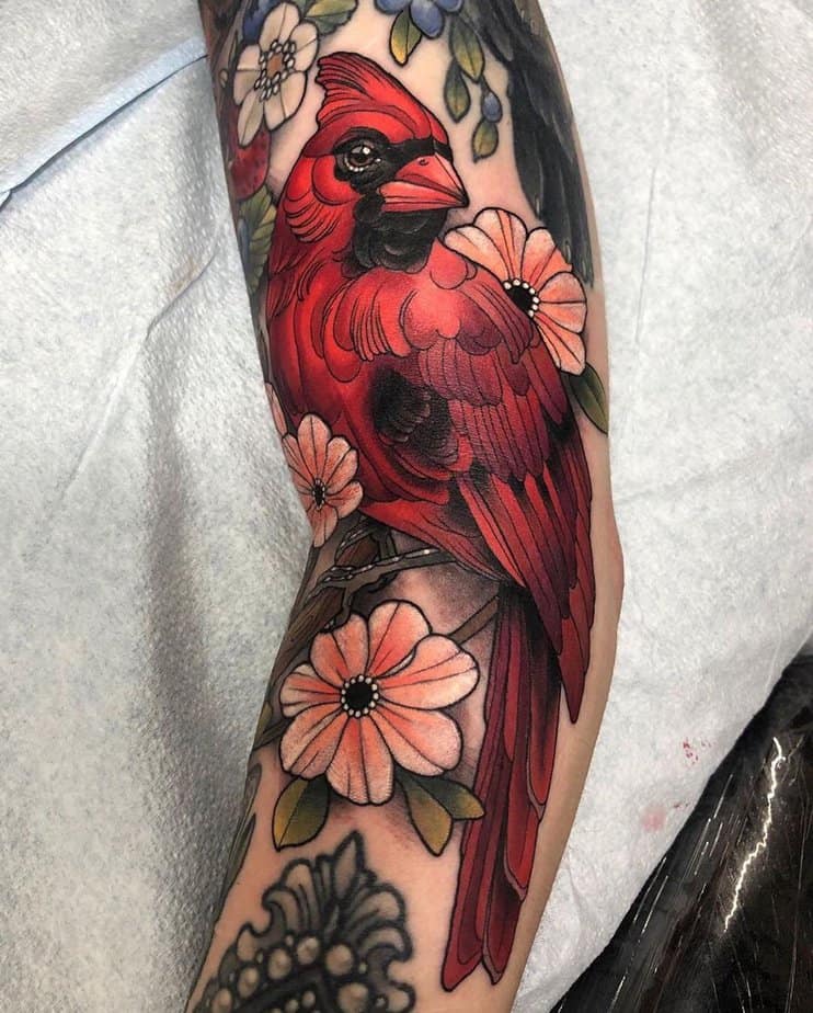 20 Unique Cardinal Tattoo Ideas To Paint The Town Red