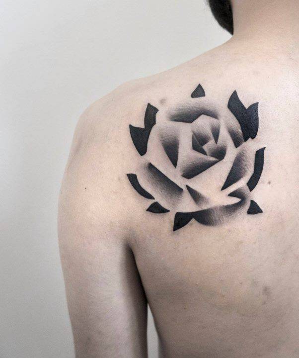 20 Unique Black Rose Tattoo Ideas