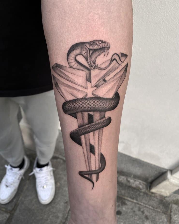 20 Black Mamba Tattoo Ideas To Show Off Your Mamba Mentality