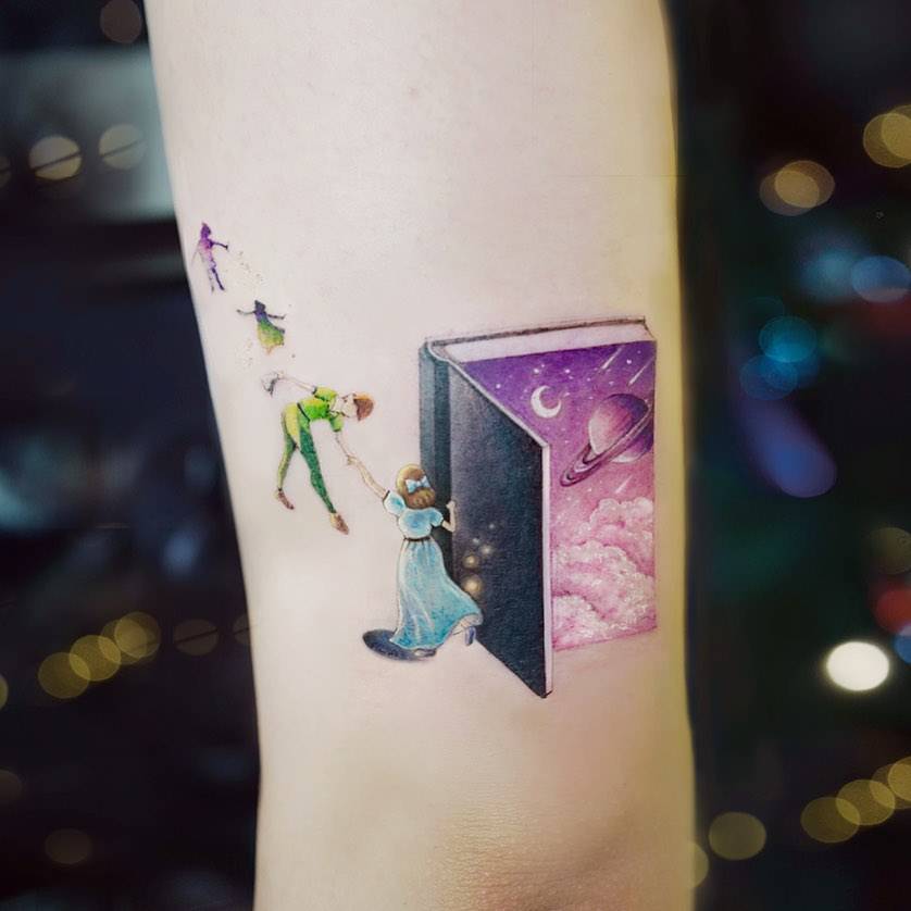 20 Beautiful Book Tattoos That Tell Your Story