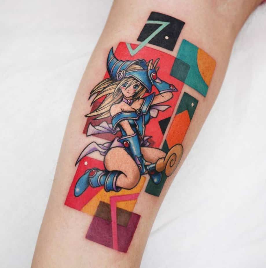 2. Dark Magician Girl with a modern twist