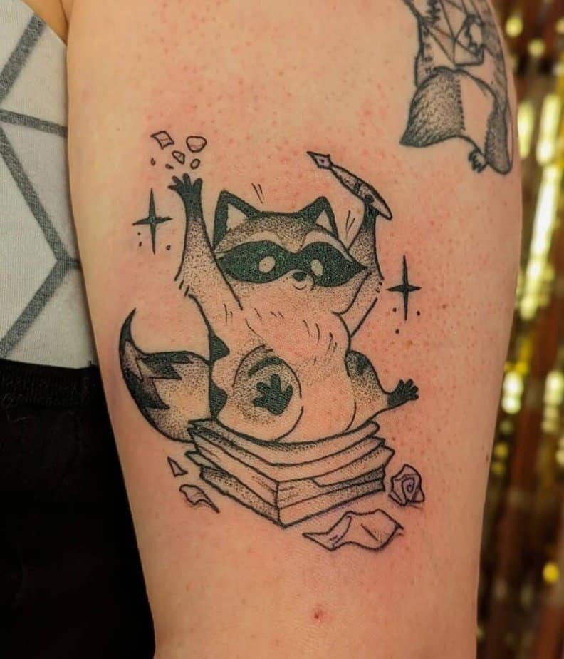 18 Adorable Raccoon Tattoo Ideas To Feel All Warm And Cozy