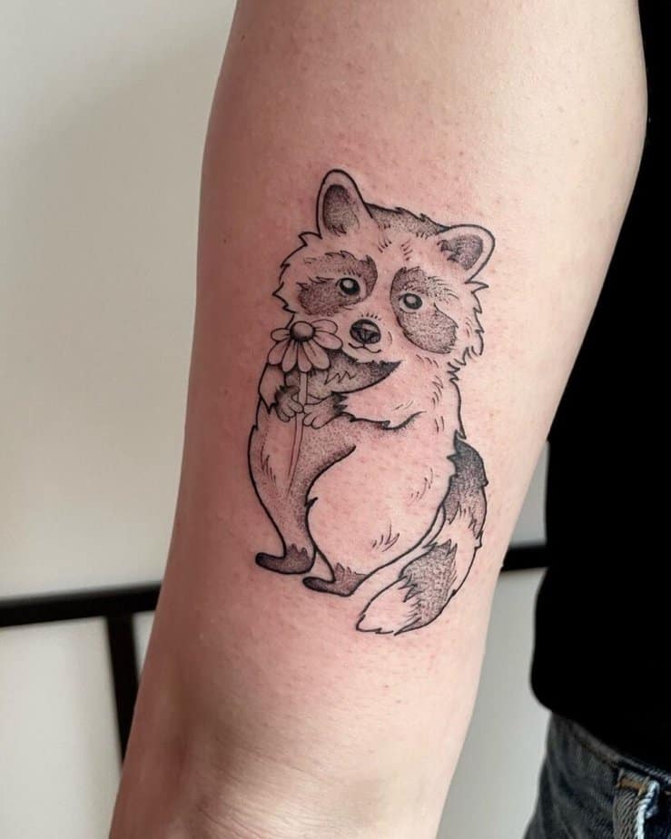 18 Adorable Raccoon Tattoo Ideas To Feel All Warm And Cozy