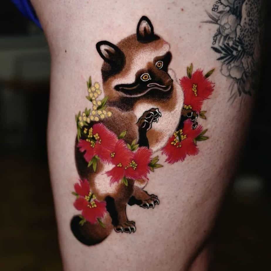 18 Adorable Raccoon Tattoo Ideas To Feel All Warm And Cozy