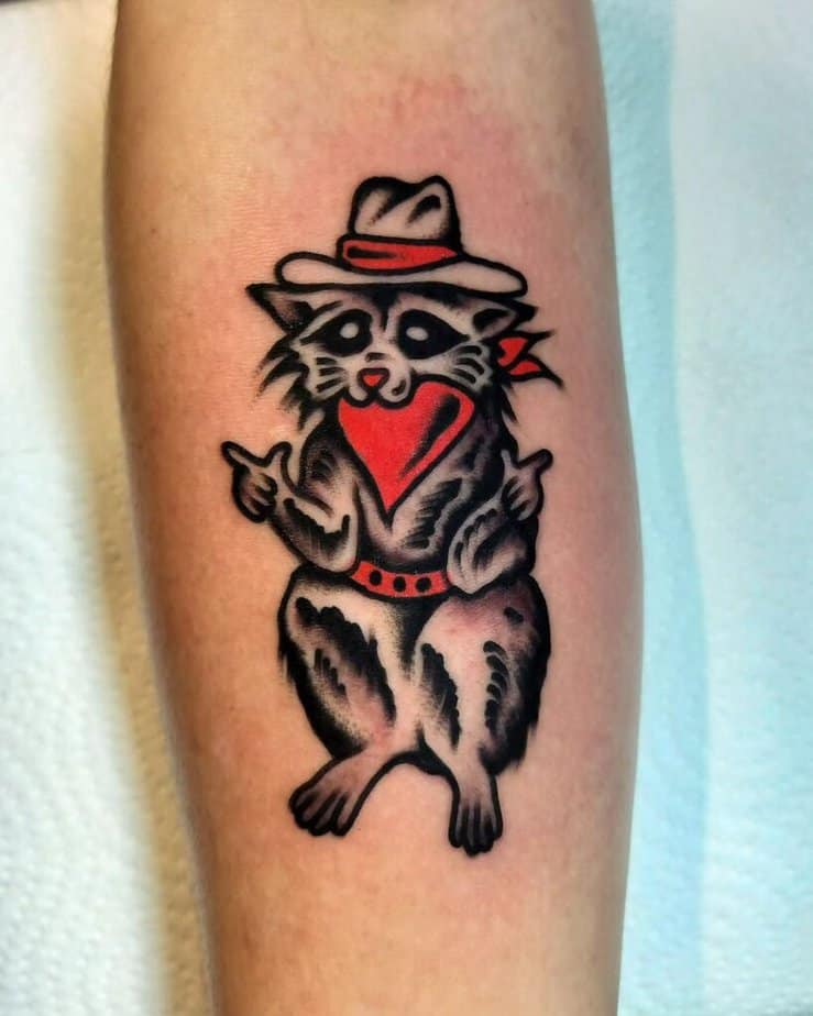 20 Adorable Raccoon Tattoo Ideas To Feel All Warm And Cozy 7