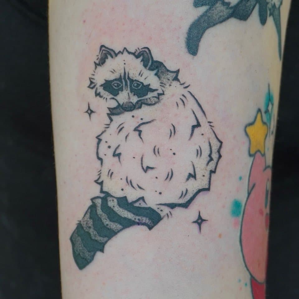 20 Adorable Raccoon Tattoo Ideas To Feel All Warm And Cozy 9