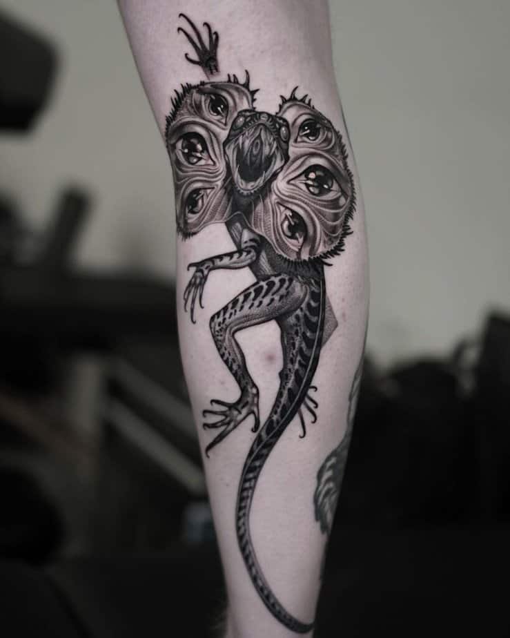 20 Amazing Lizard Tattoo Designs That Are Off The Scales 11