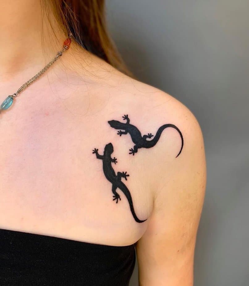 20 Amazing Lizard Tattoo Designs That Are Off The Scales 18